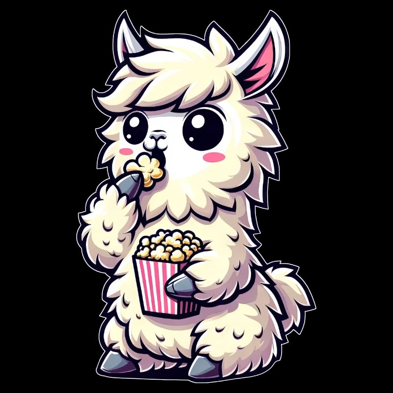Lama avec pop-corn, Cinéma Carnaval