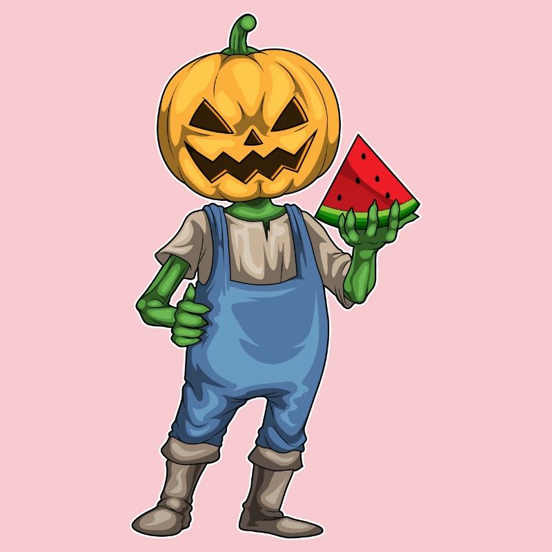 Jack O Lantern Halloween Pastèque