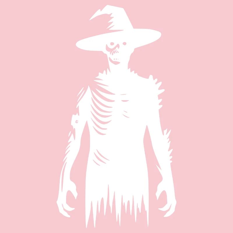 Halloween Zombie Witch with Magic Hat