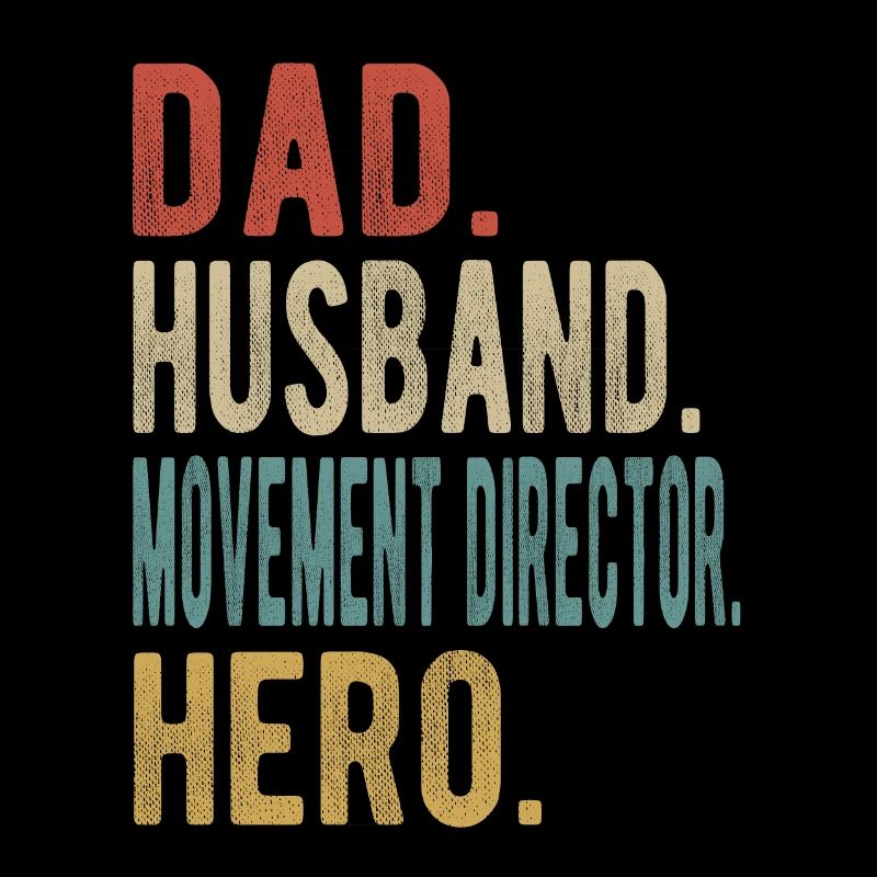 Bewegungsdirektor Papa Ehemann Held