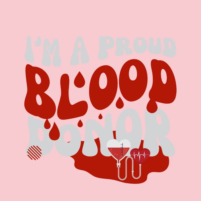 Design des Blutspendermonats Ich bin ein stolzer Blutspender
