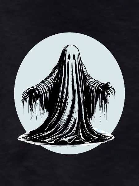 Cool graphic ghost design
