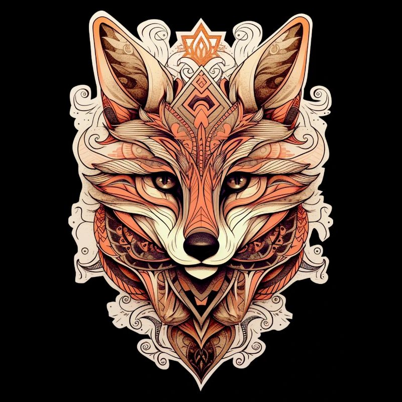 Style ornemental renard - Boho