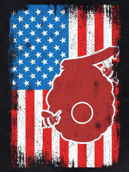 Patriotischer US Imker