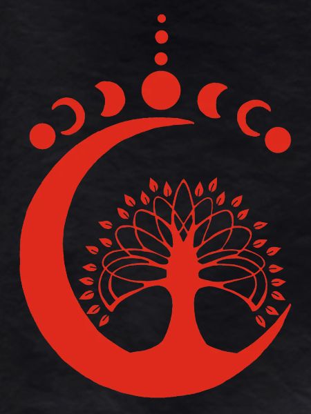 Red Lunar Tree
