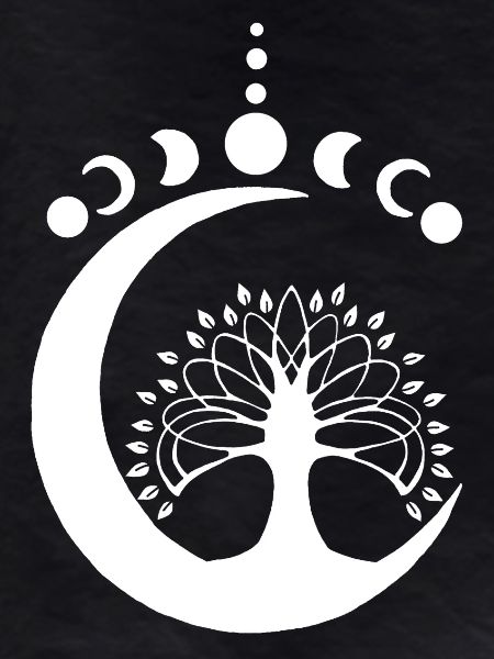 Arbre lunaire blanc