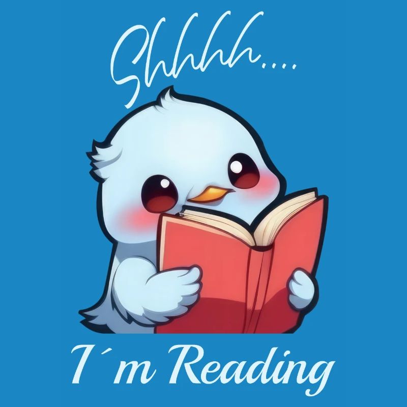 Vogel mit Buch