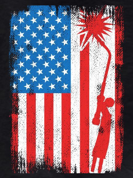 Welding USA Flag