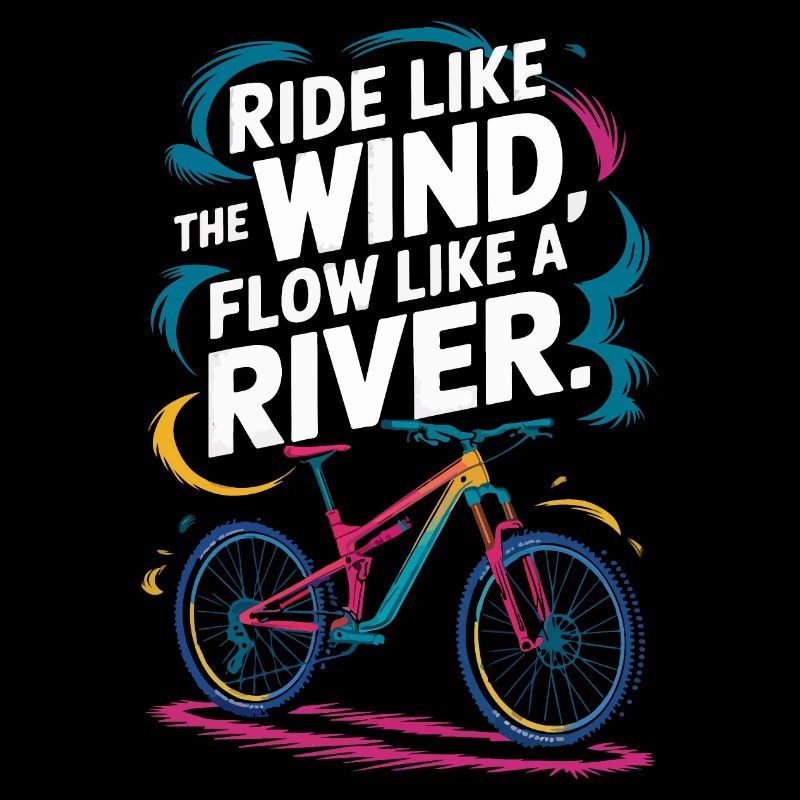 Inspirational Cycling Motivational Design