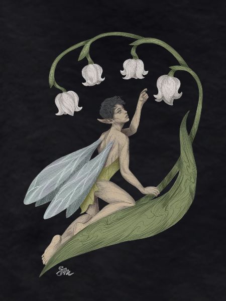 Pixie mit Maiglöckchen