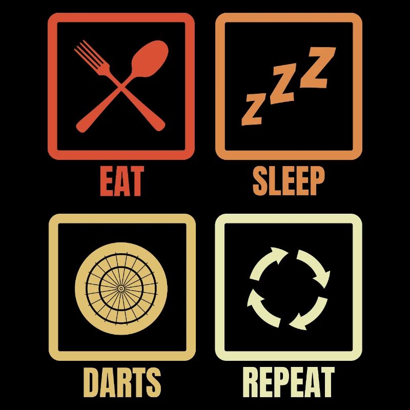 Manger des fléchettes pour dormir répéter