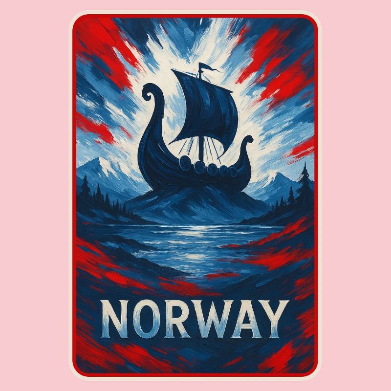 Norway Landscape Flags Design