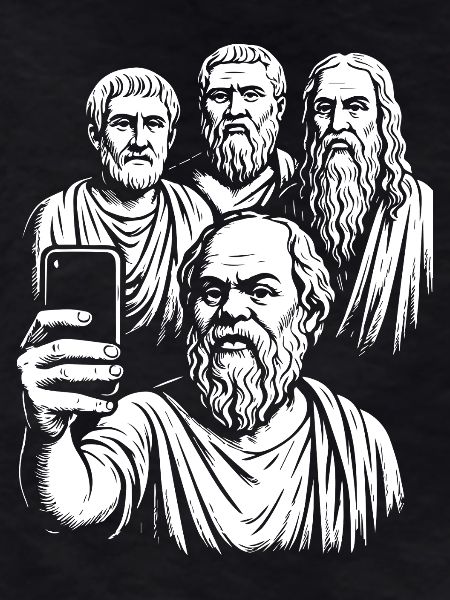 Ancient Greek Philosophers Selfie