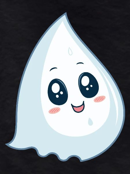 Drop kawaii blue smile