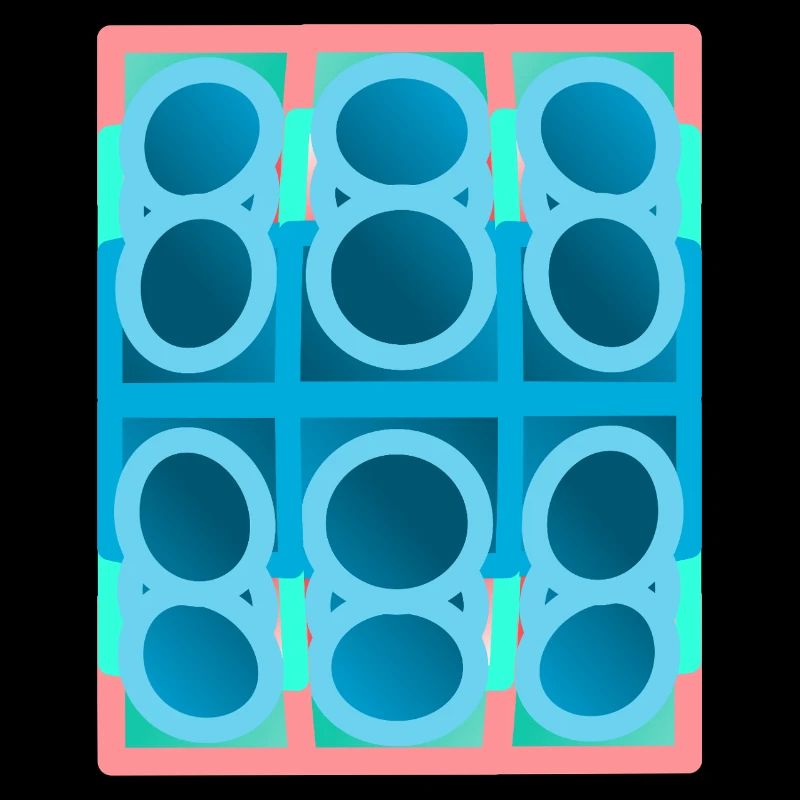 blue pattern, graphic art