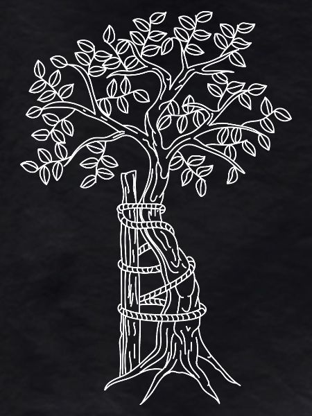 Tree by Andry – white