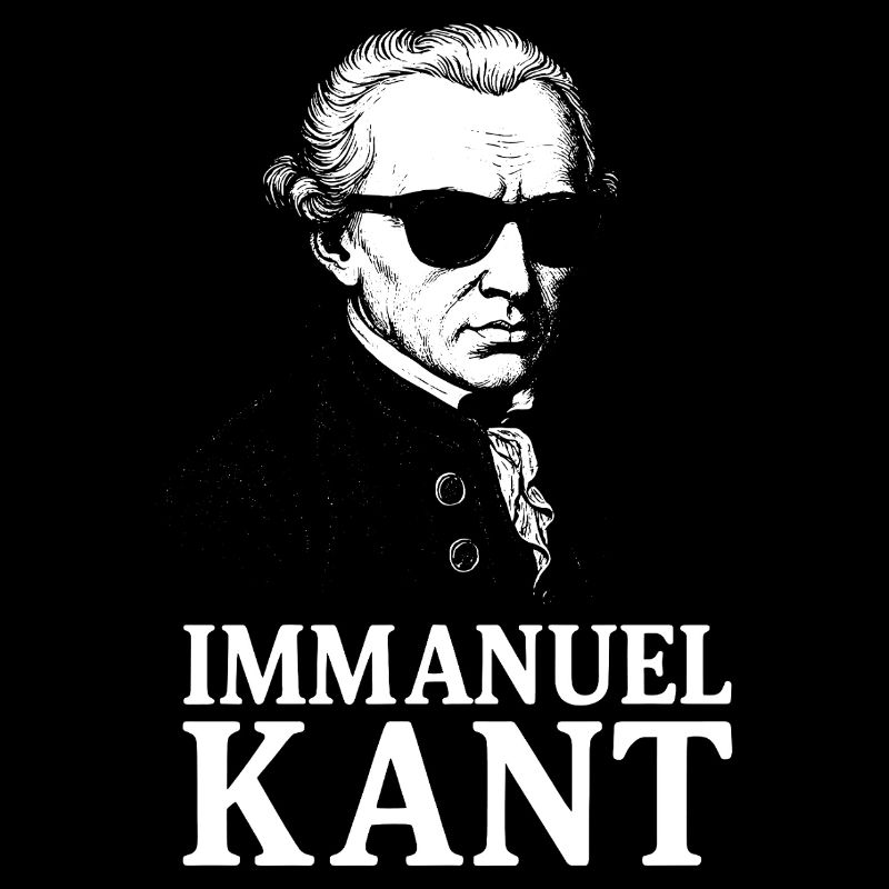Aufklärung Immanuel Kant Silhouette
