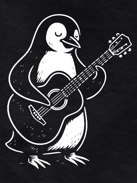 Penguin Guitar Serenade