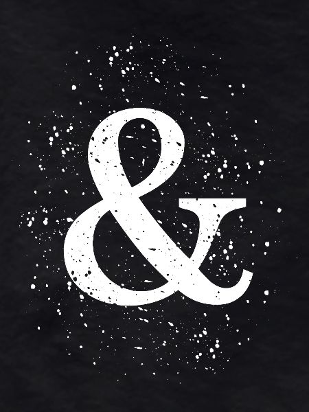 Grunge Ampersand