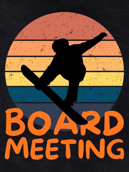 Snowboarding Board Meeting