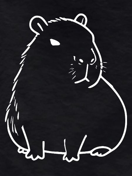 Capybara capybara white