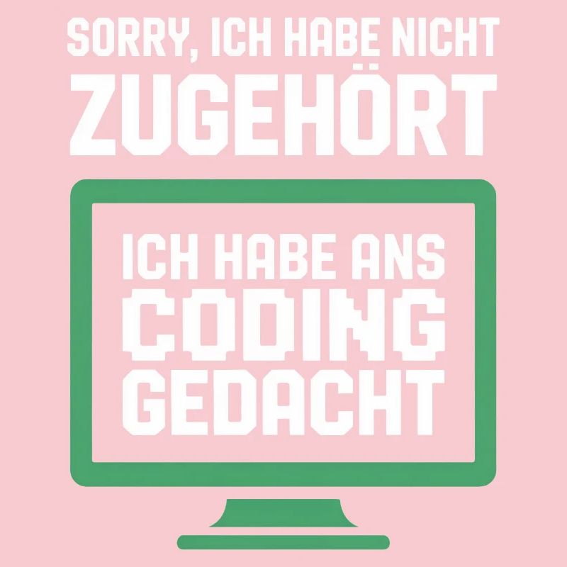 Coding Gedanke am Bildschirm