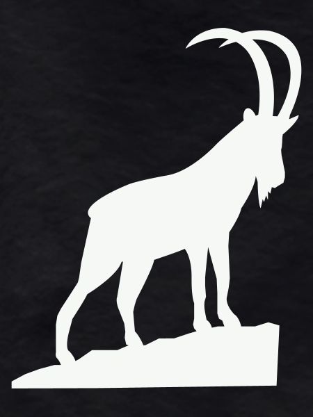 Alpenbock Silhouette