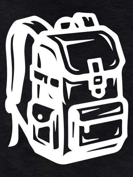 Backpack Symbol Camping Travel