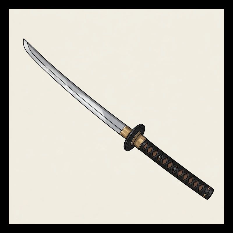 Samurai-Schwert: Ein Meisterwerk der Schmiedekunst