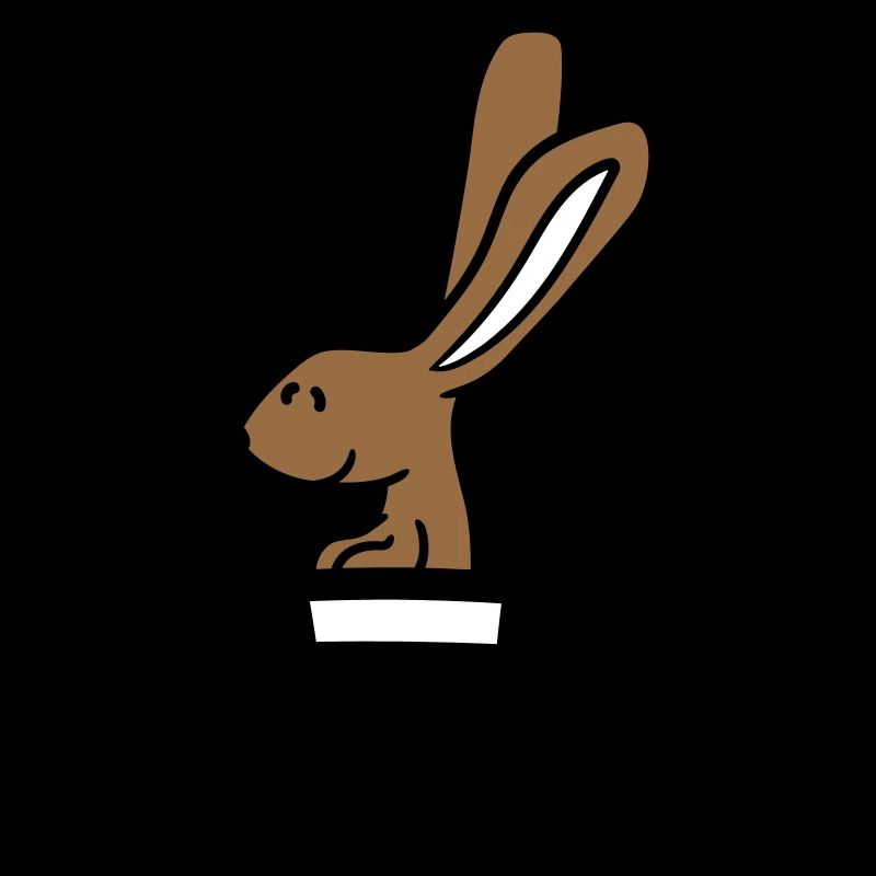 Lapin Chapeau Haut de forme Sorcier Lapin Sorcier Mignon