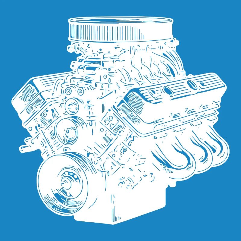 Mechanic Fan Engine Block Cylinder Displacement Engine