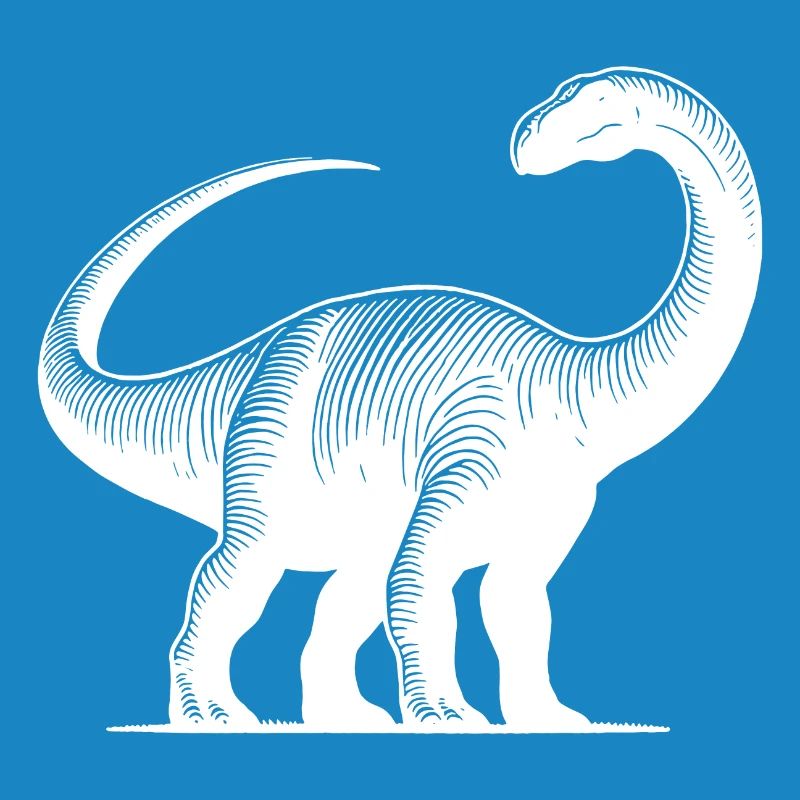 Gewaltiger Brachiosaurus Dino Dinosaurier
