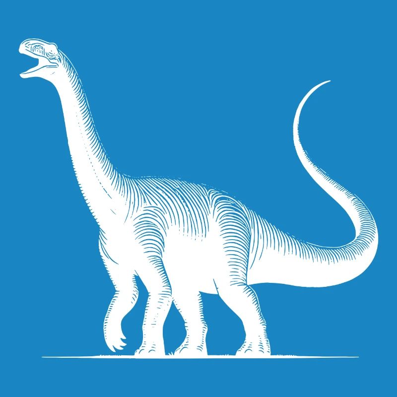 Dino géant Diplodocus dinosaure sauropode
