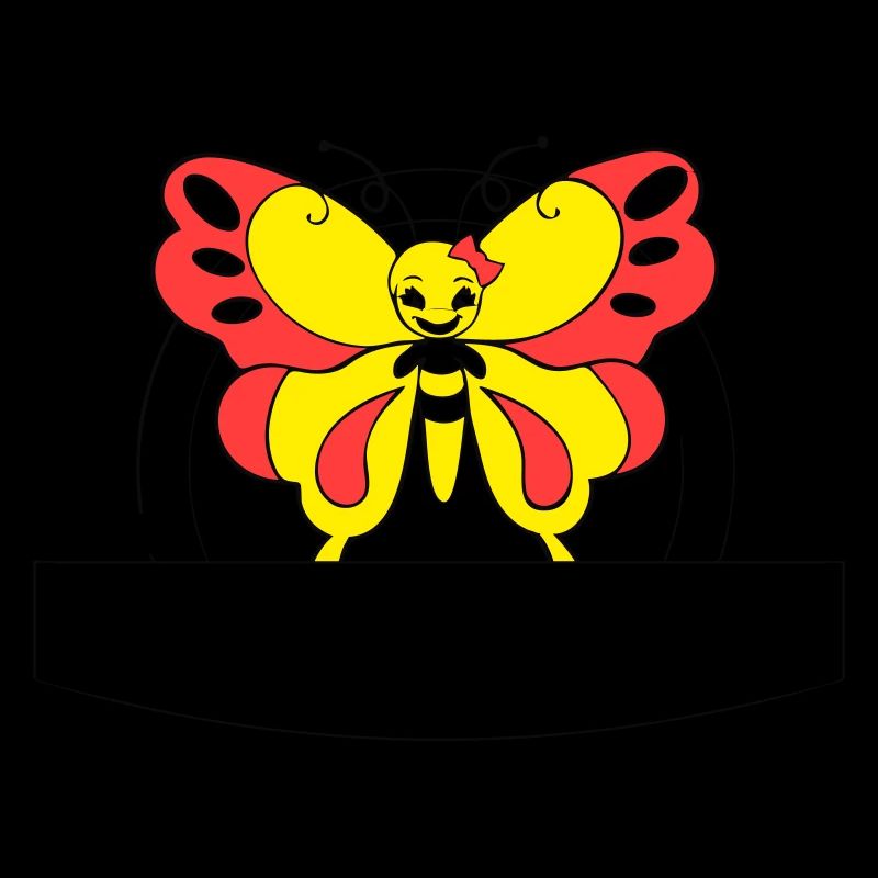 colorful butterfly | Writing Field >Vectorgraphic