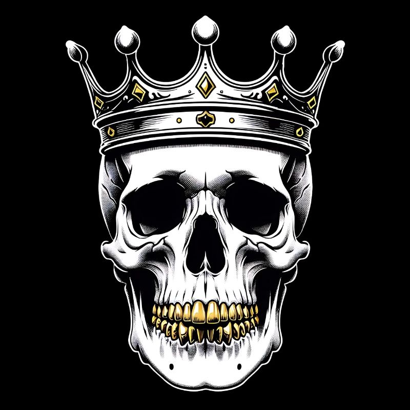 Skull with Crown Skull King