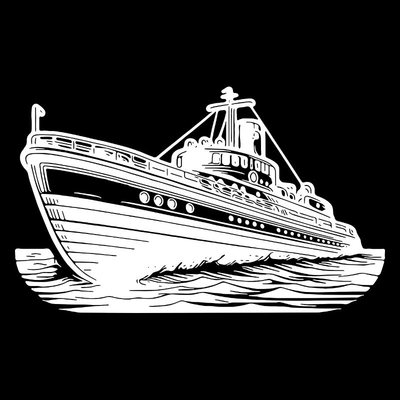 Sleek Ocean-going Ship Cutter Tugboat