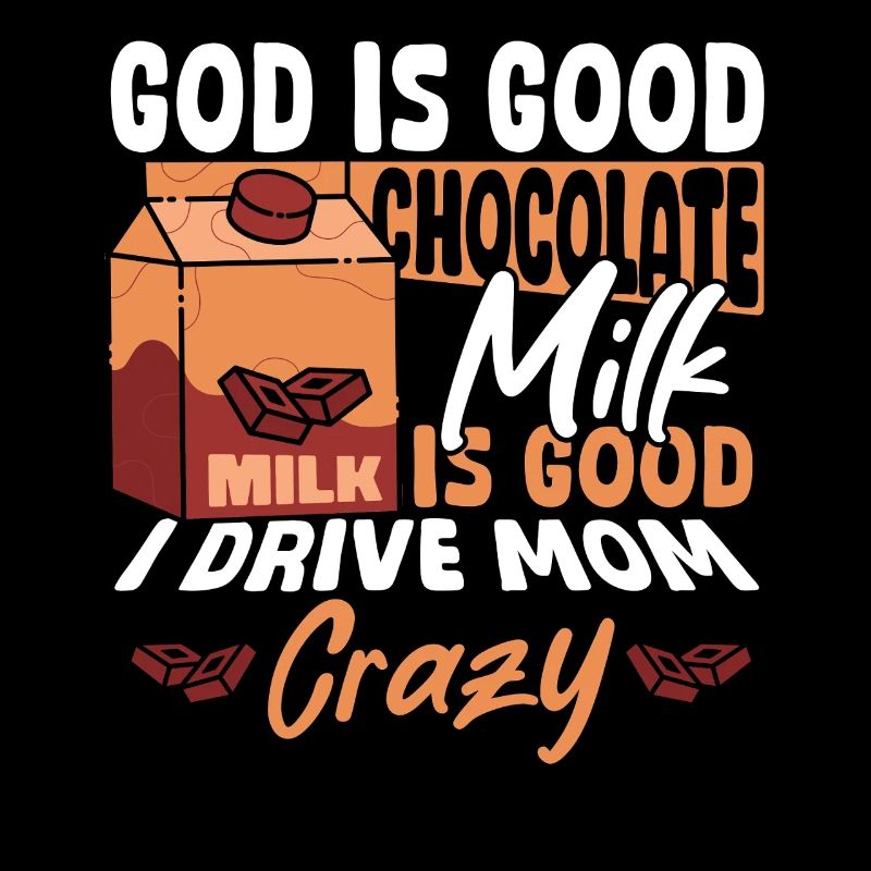 Le lait au chocolat, c’est bien, je rends maman folle