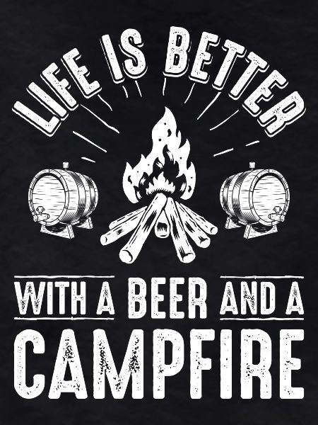 Campfire Beer Night Graphic