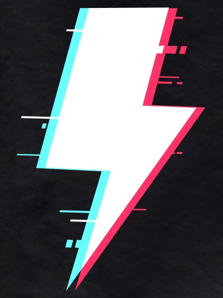 Lightning Style Retro Digital Lightning