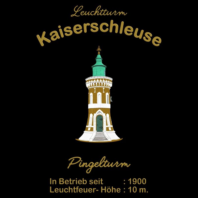 Leuchtturm Kaiserschleuse, Pingelturm, Bremerhaven
