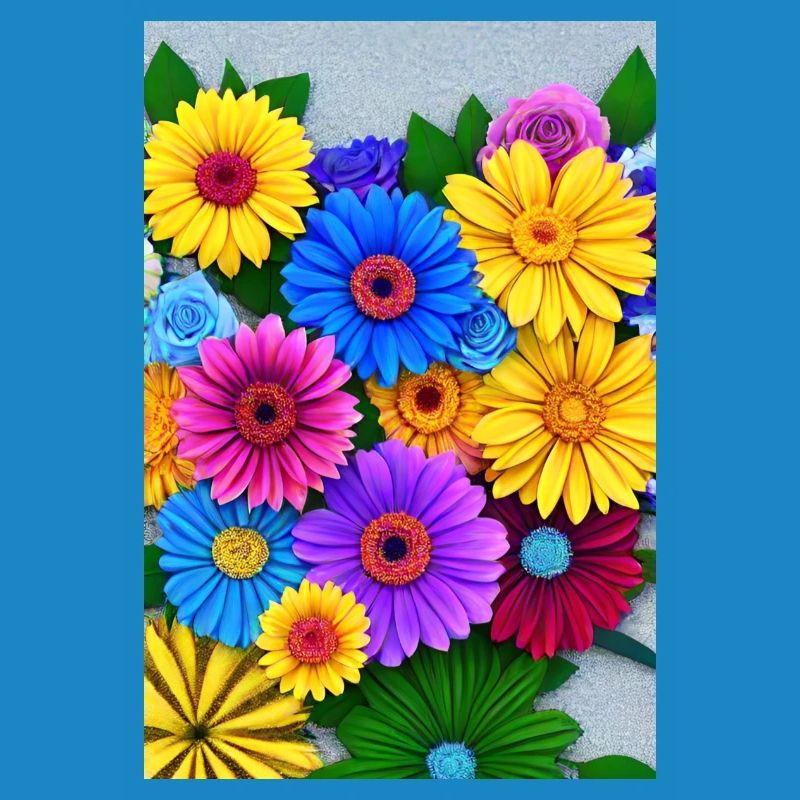Fleurs multi