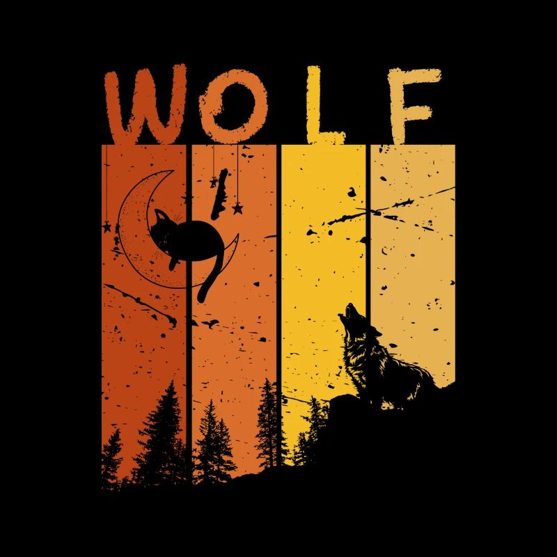 Loup rétro