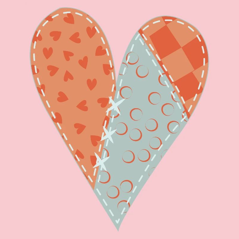 Patchwork Heart No12