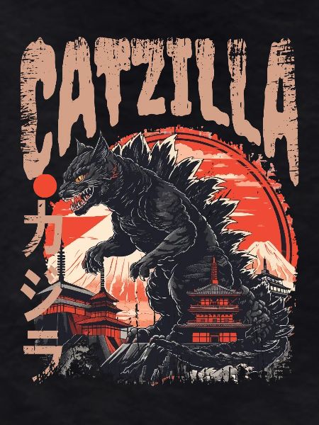 Japanese Kaiju Cat