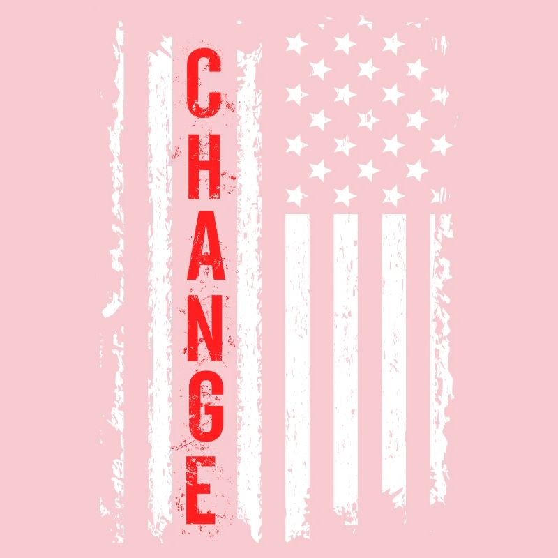 Creative American Flag with Shock Effect