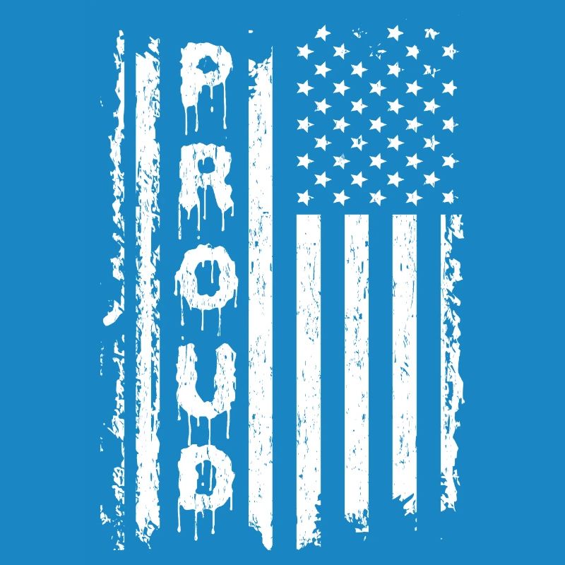 Drapeaux américains et graphiques de texte