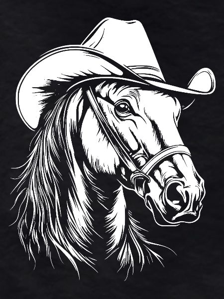 Horse Cowboy Hat Western