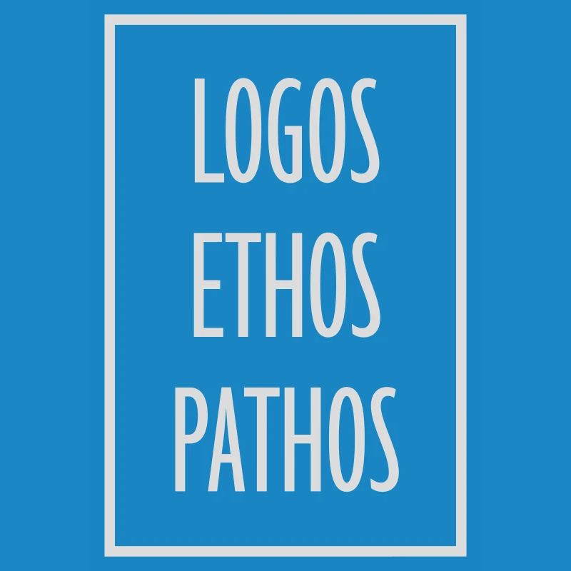 Logos Ethos Pathos Rhetorik Philosophie Student