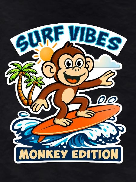 Surf vibes - monkey edition.