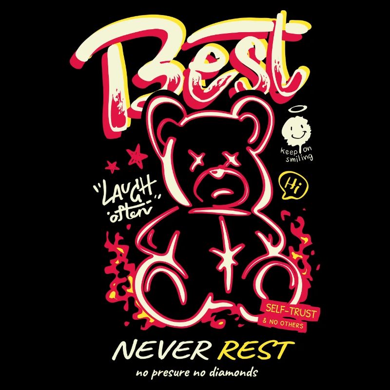 Best Never Rest Neon Teddy